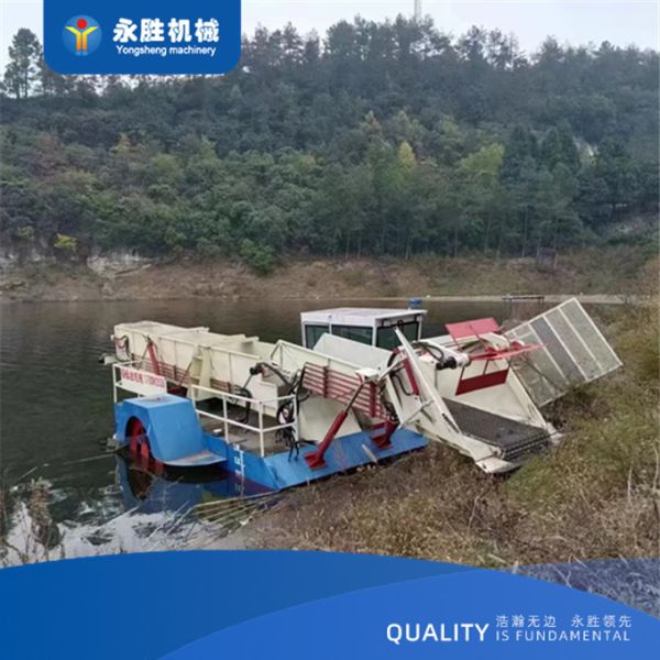 7 Cubic Cwater Hyacinth Harvester Machine Price Collect And Clean River Water Plants