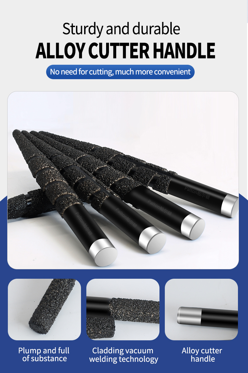 50mm TiCN Coated CNC Diamond Cutter Tool Engraving Stone Router Bits For Granite Marble