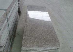 Peach Red Granite Stone Tiles / Slabs 2 - 3g / M³ Granite Density