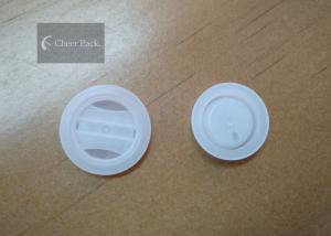 Best White One Way Air Valve Plastic 23mm Dia For Coffee Packaging , Five Holes wholesale