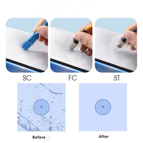 LC MU Mini Type Fiber Optic Cleaner 1.25mm