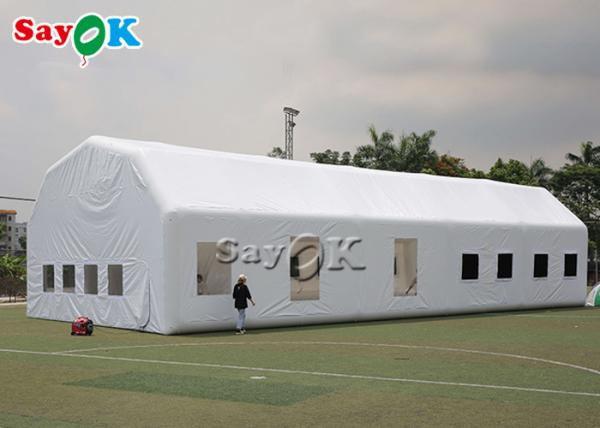 Cheap Inflatable Work Tent Waterproof White 20x10x5.5mH Inflatable Automotive Paint Booth for sale