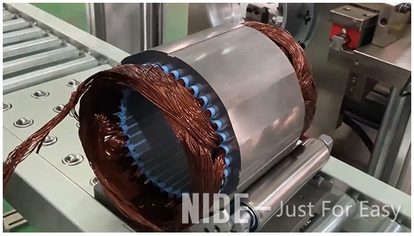 Automatic Pump Motor Stator Coil Inserting And Expanding Machine