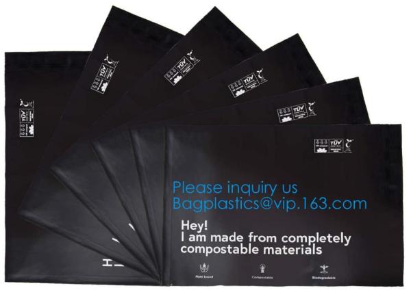 Cheap Cornstarch Made Biodegradable Compostable Courier Mailing Plastic Shipping Packaging Bag With Custom Logo CLOTH PACK for sale
