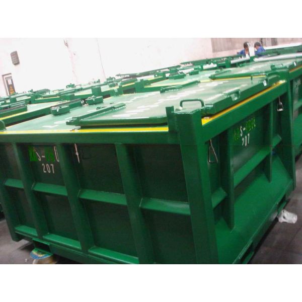 6.5ft LR Certified DNV 2.7-1 Offshore Containers Mud Skip Drill Cutting Skip