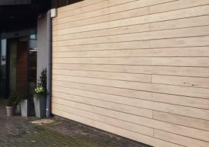Best White / Sandalwood Solid Wood Plastic Composite Cladding For Lawn / Balcony wholesale
