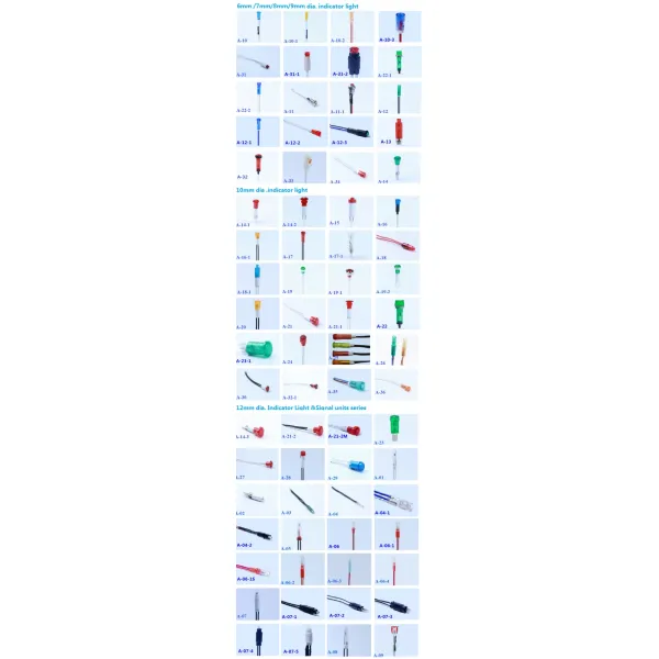 A-06 Neon Indicator Light 40mA Neon Panel Indicator Lamp