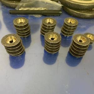 Best Cylindrical Shape Diamond Grinding Pins Diamond Grinding Head Electroplating Process Super hard material grinding head wholesale