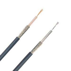 RG174 Coaxial Cable 7 × 0.17mm Copper Conductor with 95% Tinned Copper Braiding