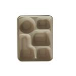 One Time Use Dinner Plate Biodegradable Food Containers Compostable
