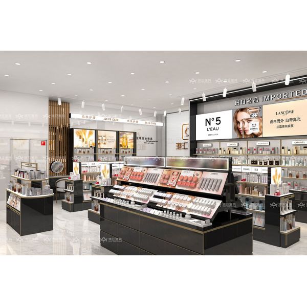 Les Classiques Black Series Cosmetic Display Case for Retail Stores