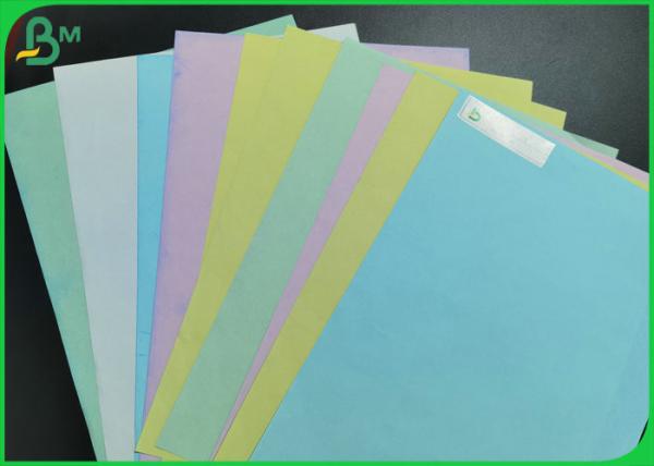 Cheap Multi-Colored 50gsm To 55gsm Coated Carbonless Copier Paper Reams packing for sale