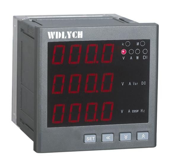 Cheap Ac 220v Digital Multifunction Meter 0.5% Accuracy Class Low Power Consumption for sale