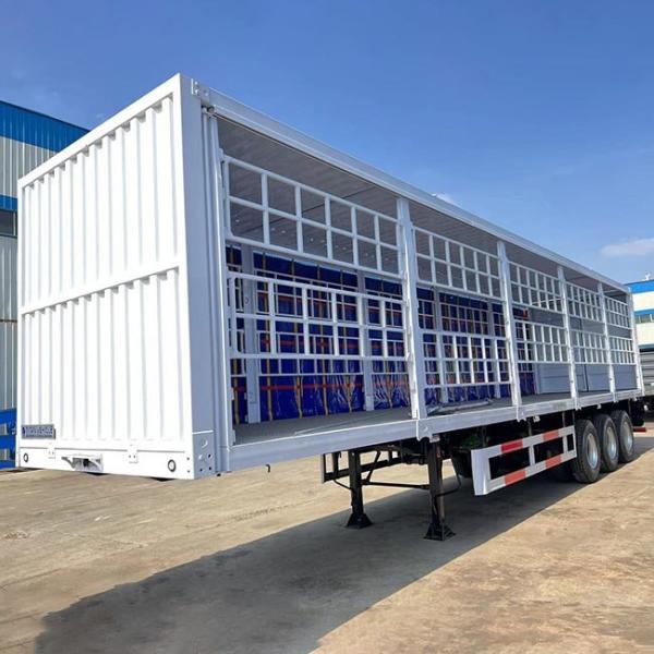 Cheap TITAN New Tri Axle 40ft Curtain Side Trailers for Sale Near Me for sale
