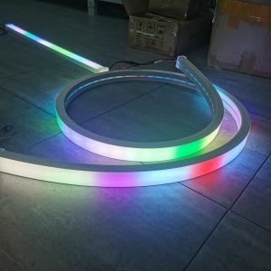 China Topsung 50*25mm led neon flex strip 24v led neon light silicone neon rope 12v neon bulbs & tubes on sale