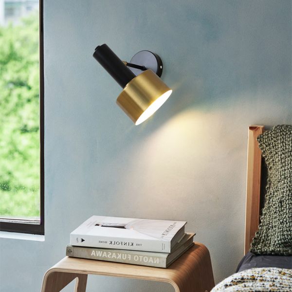 Modern Adjustable Bedside Lamp Wall Lamp Black Gold Luxury Nordic Up Down Reading Light Wall Light (WH-OR-32)