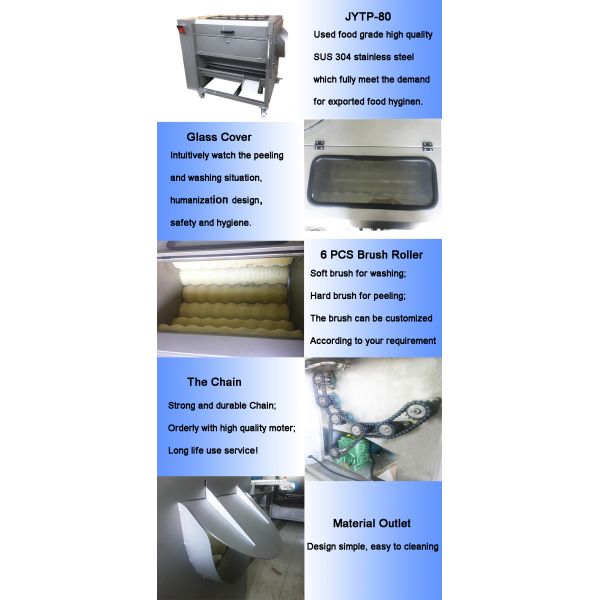 Competitive Quality Vegetable Melon Potato Radish Taro Fruit Washing Machine
