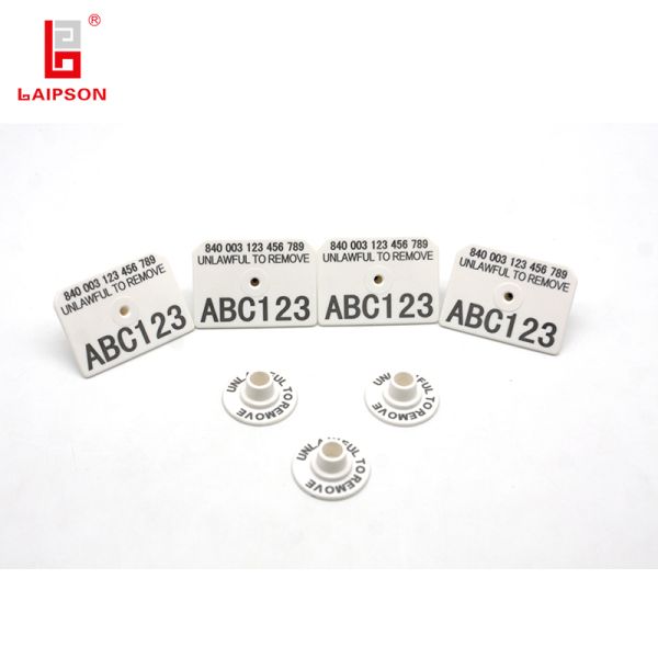 52MM Engraved Numbered Rectangular Livestock Ear Tags