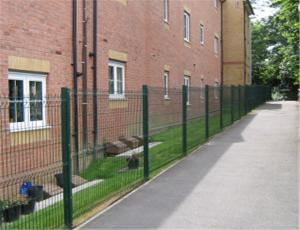 China Heavy Galvanised Steel Mesh Fence Panels 4mm Wire Rectangle Hole on sale