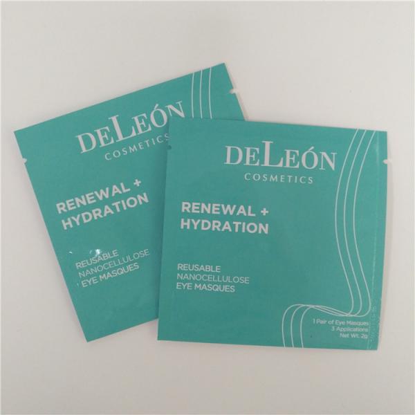 Cheap Full Color Printing Stand Up Zipper Pouch Bags Reusable Eye Masques Packaging for sale