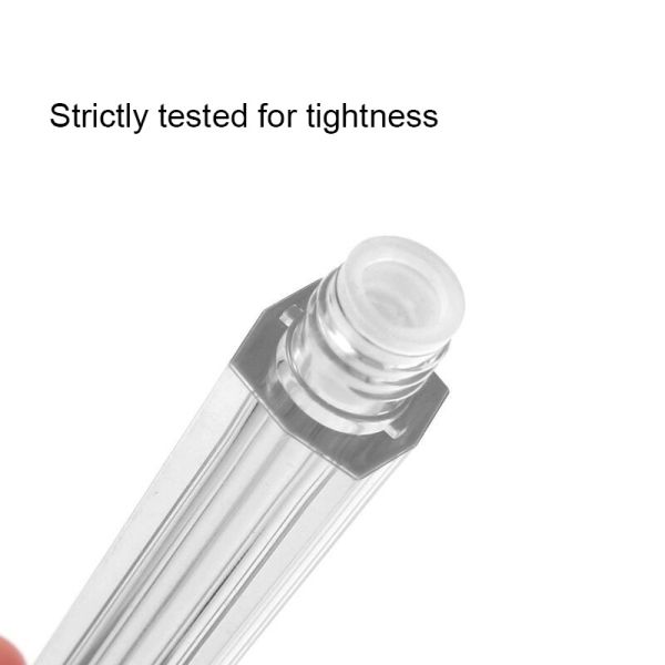 Square Acrylic 3ML Clear Empty Liquid Eyeliner Bottle 13*120MM
