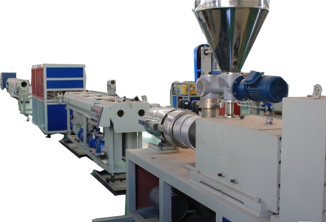 16-63 mm Two Cavity PVC Dual Contuit Pipe Production Line