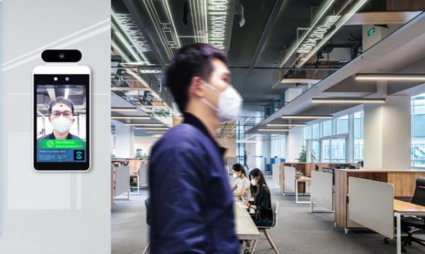 Cheap Android Device With Human Body Temperature Testing And Double Camera Facial Recognition For Access Control for sale