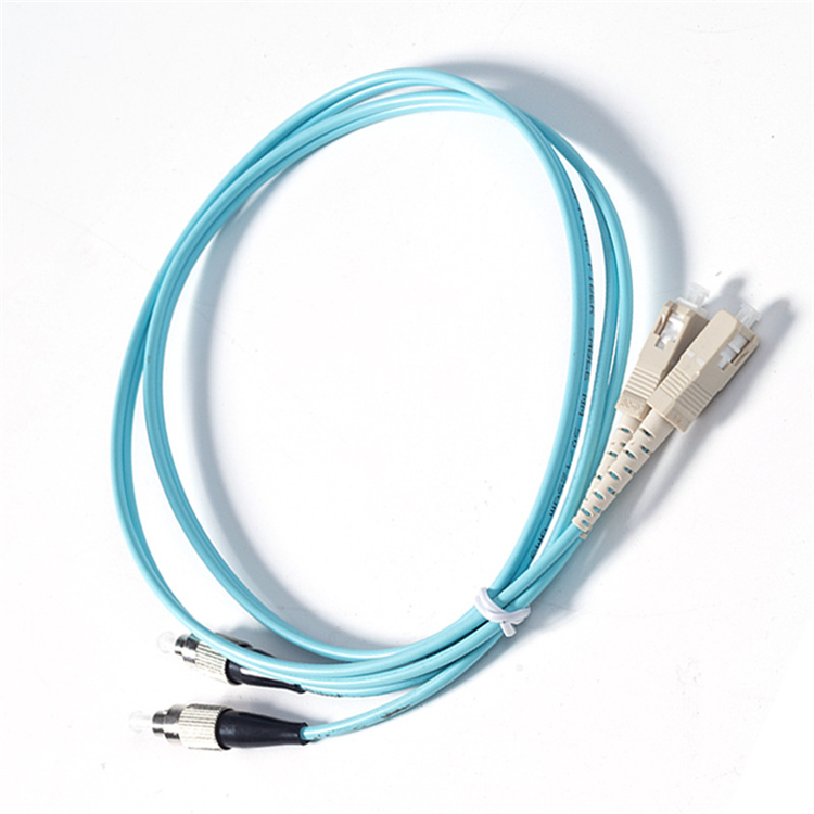 2.0mm 3.0mm White Cable Fiber Patch Cords , G652D Fiber Optic Patchcord