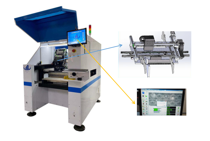 fully Automatic Latest Model 10 heads SMT Machine led bulb manufacturing machine