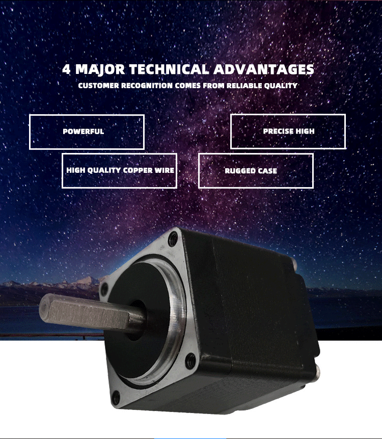 Faradyi Customized 28mm Low Speed 6V 12V 24V Stepper Motor for Solar Shading with Driver