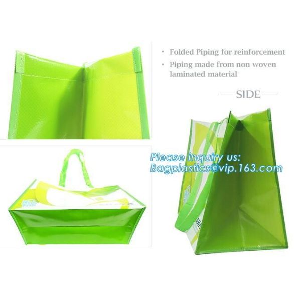 custom logo recycle plastic pp woven shopping tote carry bag,Customize cheap non woven vest shopping bags/disposable pp