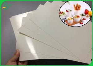 Best 1 Side Waterproof 240gsm + 15gr PE High Whiteness PE Coated Paper For Paper Bowl wholesale