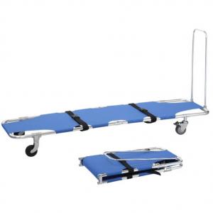 China Blue 600D, PVC coated Oxford cloth folding stretcher is easy to clean on sale