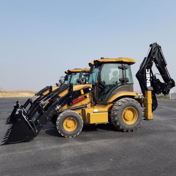 37KW 388H TW890 4 Wheel 580 Farms Core Motor Gearbox PLC World 4WD Excavator Loader Mini Tractor Backhoe
