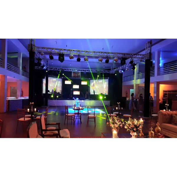 Amazing Indoor Full Color Video Screen Led dj Booth Display For Party / Bar