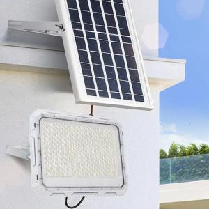 China 100w Waterproof Polysilicon Solar Powered Security Light With Remote Control on sale