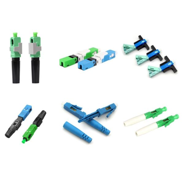 0.9mm SC APC Fiber Optic Fast Connector Single Mode For FTTX
