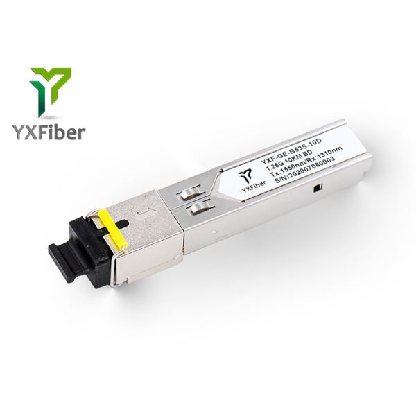 SMF SFP 1.25G 1550/1310nm 10KM SFP Fiber Optical Transceiver Module SC