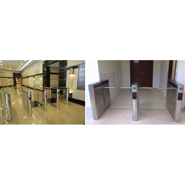 High Security RFID Access Control Turnstile Gym Speed Gate Turnstile With One Drop Rod