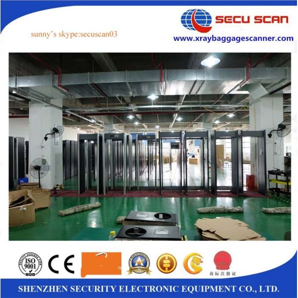6-12-18 zones economical High sensitivity walk through metal detector for entrance security check