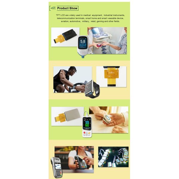 Polcd 2.4 Inch 240x320 ST7789V Mcu Interface Full Viewing Angle IPS 2.4" Tft Lcd Module