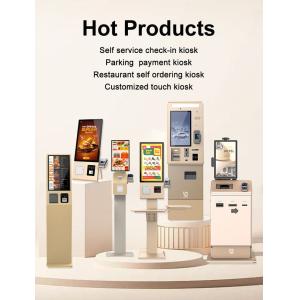 23.8 inch Self Ordering Kiosk with POS Holder and Cold-rolled Steel Frame