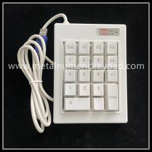 White Bank Counter 1.5m Plastic Numeric Keypad Computer Numeric Keys