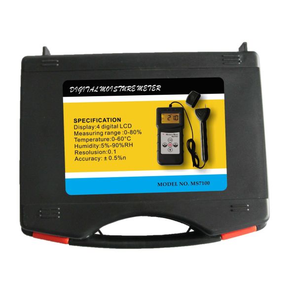 Seed Cotton Handheld Moisture Meter With 5%-90% Humidity , High Accuracy