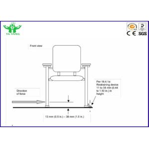 2000kg - 5000kg Chair Legs Pressure-resistant Furniture Testing Equipment 700mm