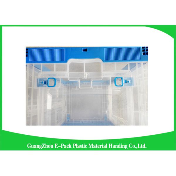 Stackable Collapsible Plastic Containers Convenience Transport 600 * 400 * 88mm