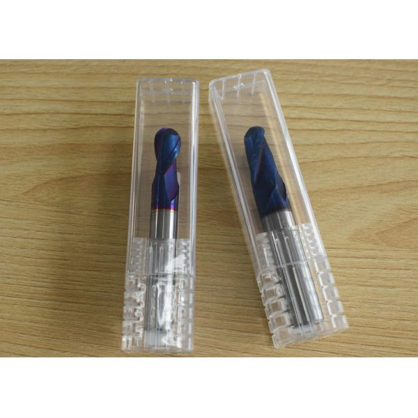 Carbide CNC Process 60 HRC Ball Nose End Mill