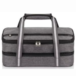China Customized Expandable Insulated Picnic Bag Double Layer Polyester on sale