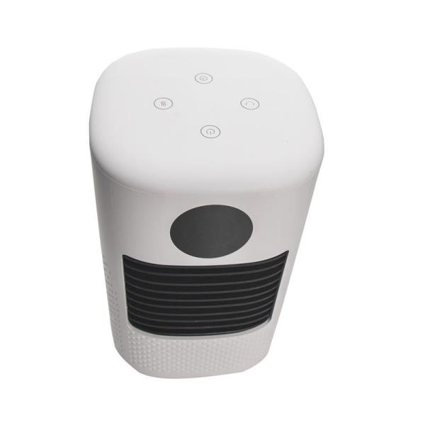 Cheap HEBRONFAN  PTC Small Desktop Heater Fan Base Button Control for sale