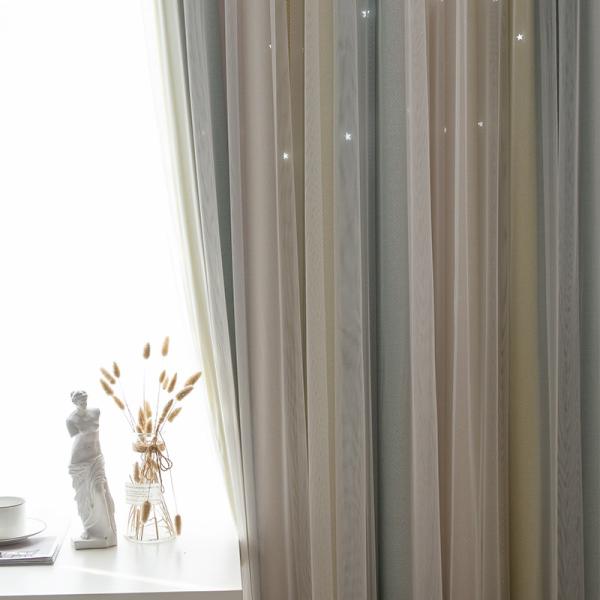 Cheap Home Decor Polyester Curtain Fabric Printed Linen Blackout Window for sale